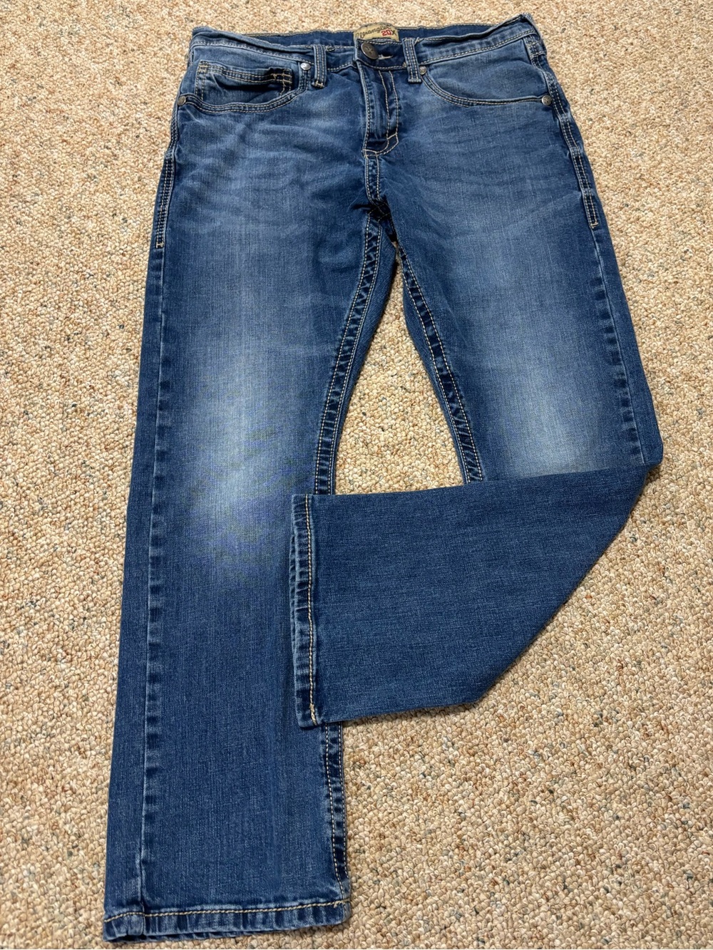 Wrangler 20X Men's 31X28 Vintage Boot Cut Blue Jeans Medium Wash